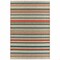 Homeroots 9 x 12 ft. Gray & Blue Geometric Indoor & Outdoor Area Rug 388358 - alternate 1